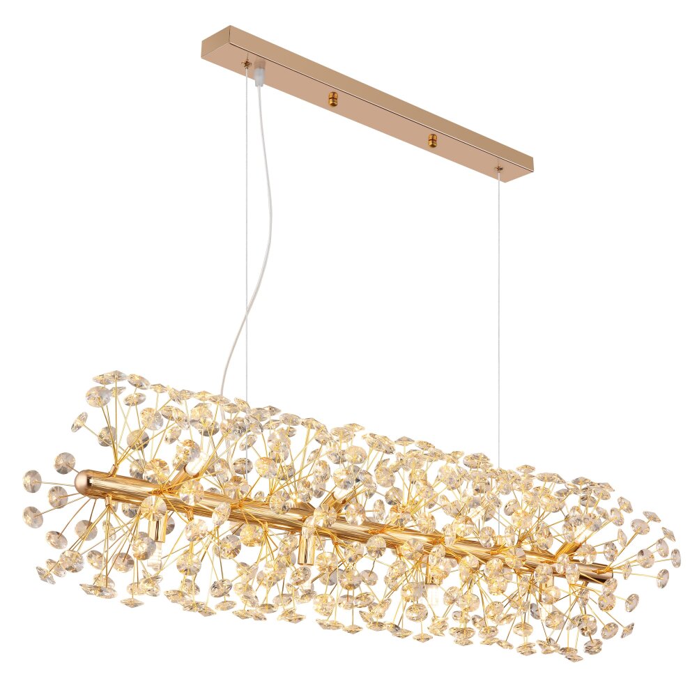 Globo Katrina Kronleuchter Gold, 12-flammig main product photo