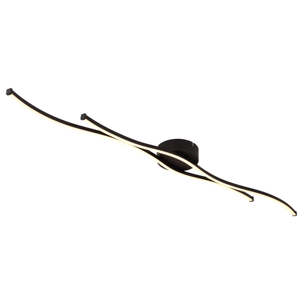 Globo Boyd Deckenleuchte LED Schwarz, 1-flammig main product photo