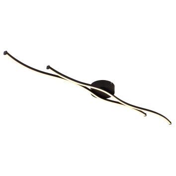 Globo Boyd Deckenleuchte LED Schwarz, 1-flammig