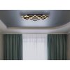 Globo Obrien Deckenleuchte LED Naturfarben, Schwarz, 1-flammig