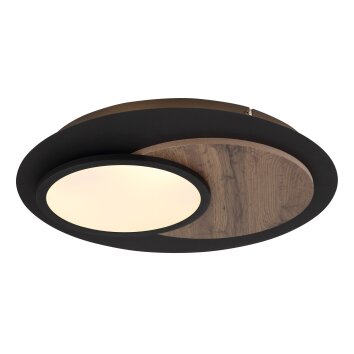 Globo Kory Deckenleuchte LED Schwarz, 1-flammig