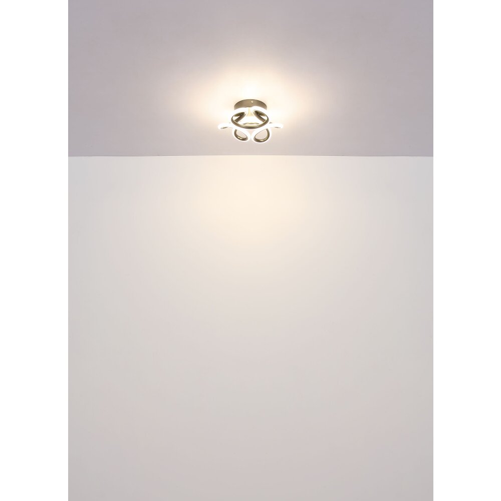 Globo Melisand Deckenleuchte LED Silber, 1-flammig