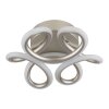 Globo Melisand Deckenleuchte LED Silber, 1-flammig