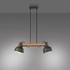 Leuchten Direkt CUP 2.0 Pendelleuchte LED Braun, Schwarz, 2-flammig