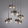 Paul Neuhaus Q-Rotate Pendelleuchte LED Braun, 5-flammig, Fernbedienung