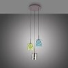 Paul Neuhaus Zula Pendelleuchte LED Braun, 3-flammig