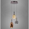 Paul Neuhaus Irides Pendelleuchte LED Braun, 3-flammig