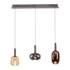 Paul Neuhaus Irides Pendelleuchte LED Braun, 3-flammig