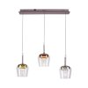 Paul Neuhaus Q-Kon Pendelleuchte LED Braun, 3-flammig, Fernbedienung