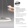 Paul Neuhaus Hoop Pendelleuchte LED Silber, 1-flammig