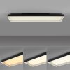 Paul Neuhaus Q-Magong Deckenleuchte LED Schwarz, 1-flammig, Fernbedienung