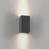 Paul Neuhaus Block Wandleuchte LED Anthrazit, 2-flammig