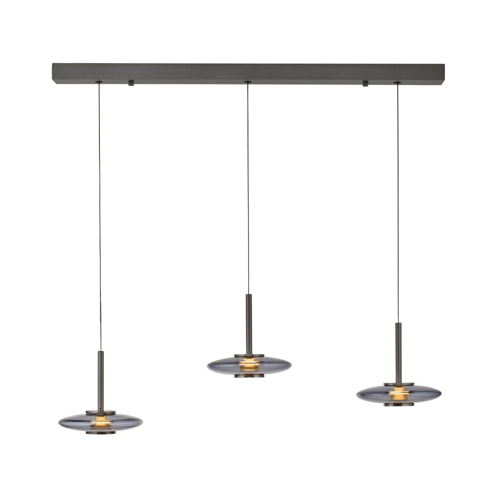 Paul Neuhaus PURE Vitrum Pendelleuchte LED Grau, 6-flammig