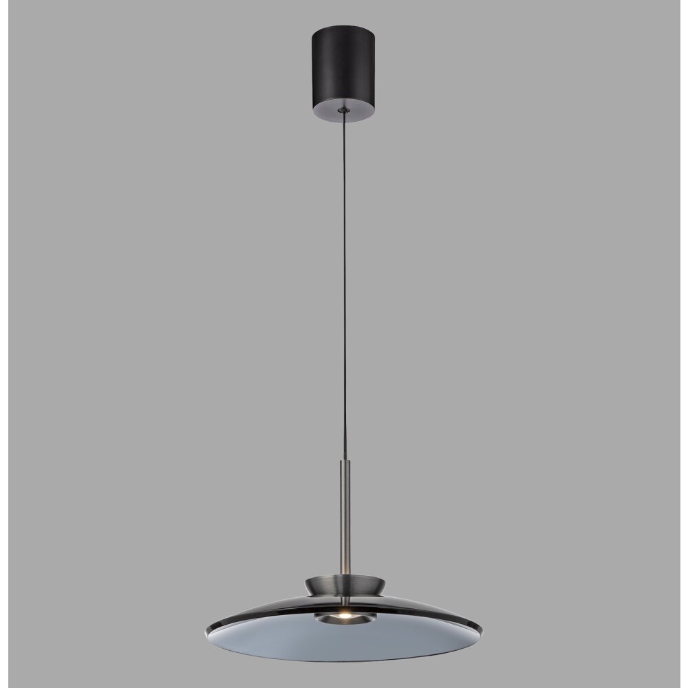Paul Neuhaus PURE E-Moon Pendelleuchte LED Grau, 2-flammig, Fernbedienung main product photo