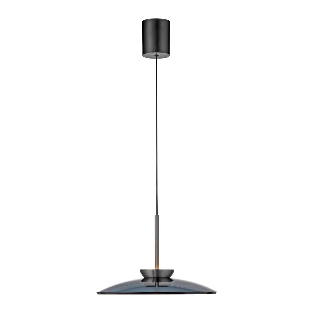 Paul Neuhaus PURE E-Moon Pendelleuchte LED Grau, 2-flammig, Fernbedienung