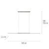 Paul Neuhaus PURE Surface Pendelleuchte LED Grau, 1-flammig