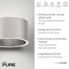 Paul Neuhaus PURE Clipse Wandleuchte LED Silber, 2-flammig
