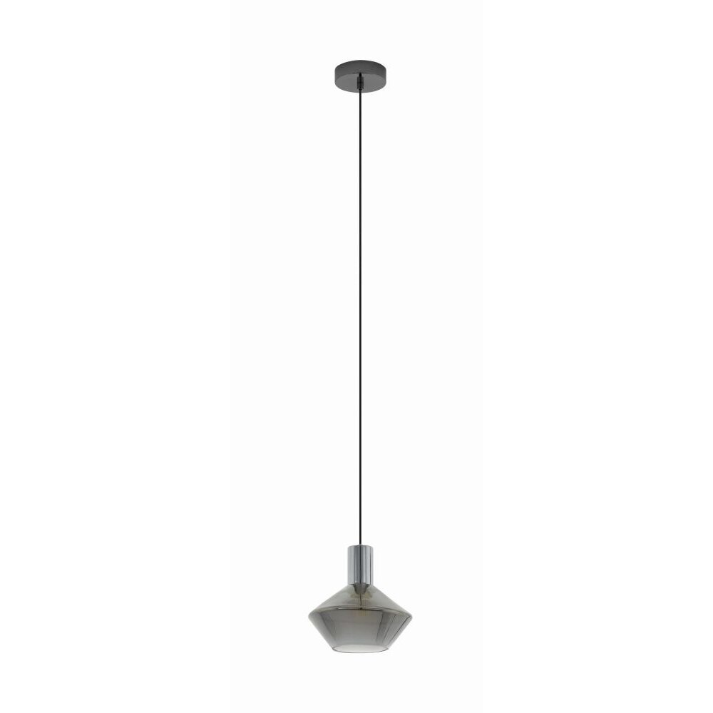 Eglo PONZANO Hängeleuchte Schwarz, 1-flammig main product photo