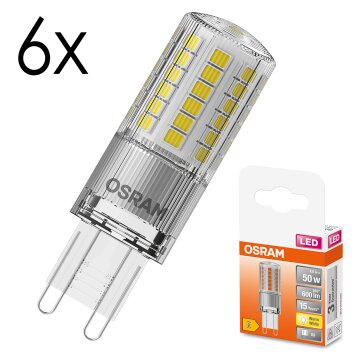 LED G9 6er Set 4,8 Watt 2700 Kelvin 600 Lumen