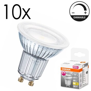 LED GU10 10er Set 7,9 Watt 2700 Kelvin 650 Lumen
