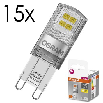 LED G9 15er Set 1,9 Watt 2700 Kelvin 200 Lumen LED G9 15er Set 1,9 Watt 2700 Kelvin 200 Lumen