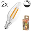 LED E14 2er Set 2,9 Watt 2700 Kelvin 470 Lumen