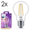 LED E27 2er Set 7 Watt 2700 Kelvin 806 Lumen