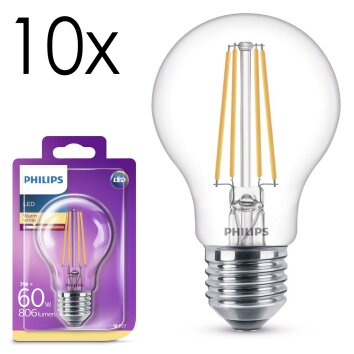 LED E27 10er Set 7 Watt 2700 Kelvin 806 Lumen LED E27 10er Set 7 Watt 2700 Kelvin 806 Lumen
