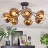 Koyoto Deckenleuchte Glas 15 cm Gold, Klar, 7-flammig