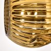 Ripoll Stehleuchte Glas 15 cm Gold, 3-flammig