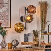 Ripoll Wandleuchte Glas 15 cm Chrom, Gold, Kupferfarben, Rauchfarben, 3-flammig