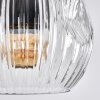 Ripoll Hängeleuchte Glas 15 cm Klar, 3-flammig