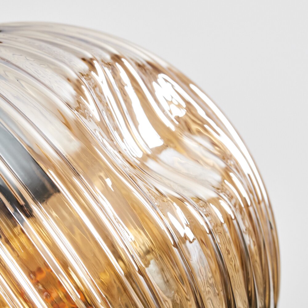Ripoll Hängeleuchte Glas 15 cm Bernsteinfarben, 3-flammig