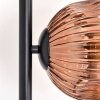 Ripoll Stehleuchte Glas 15 cm Klar, Kupferfarben, 3-flammig