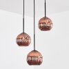 Ripoll Hängeleuchte Glas 15 cm Kupferfarben, 3-flammig