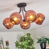 Ripoll Deckenleuchte Glas 15 cm Kupferfarben, 5-flammig