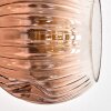 Ripoll Stehleuchte Glas 15 cm Gold, Klar, Kupferfarben, Rauchfarben, 3-flammig