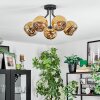 Ripoll Deckenleuchte Glas 15 cm Gold, 5-flammig