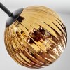 Ripoll Deckenleuchte Glas 15 cm Gold, 5-flammig