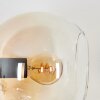 Koyoto Wandleuchte Glas 15 cm Bernsteinfarben, Klar, 3-flammig