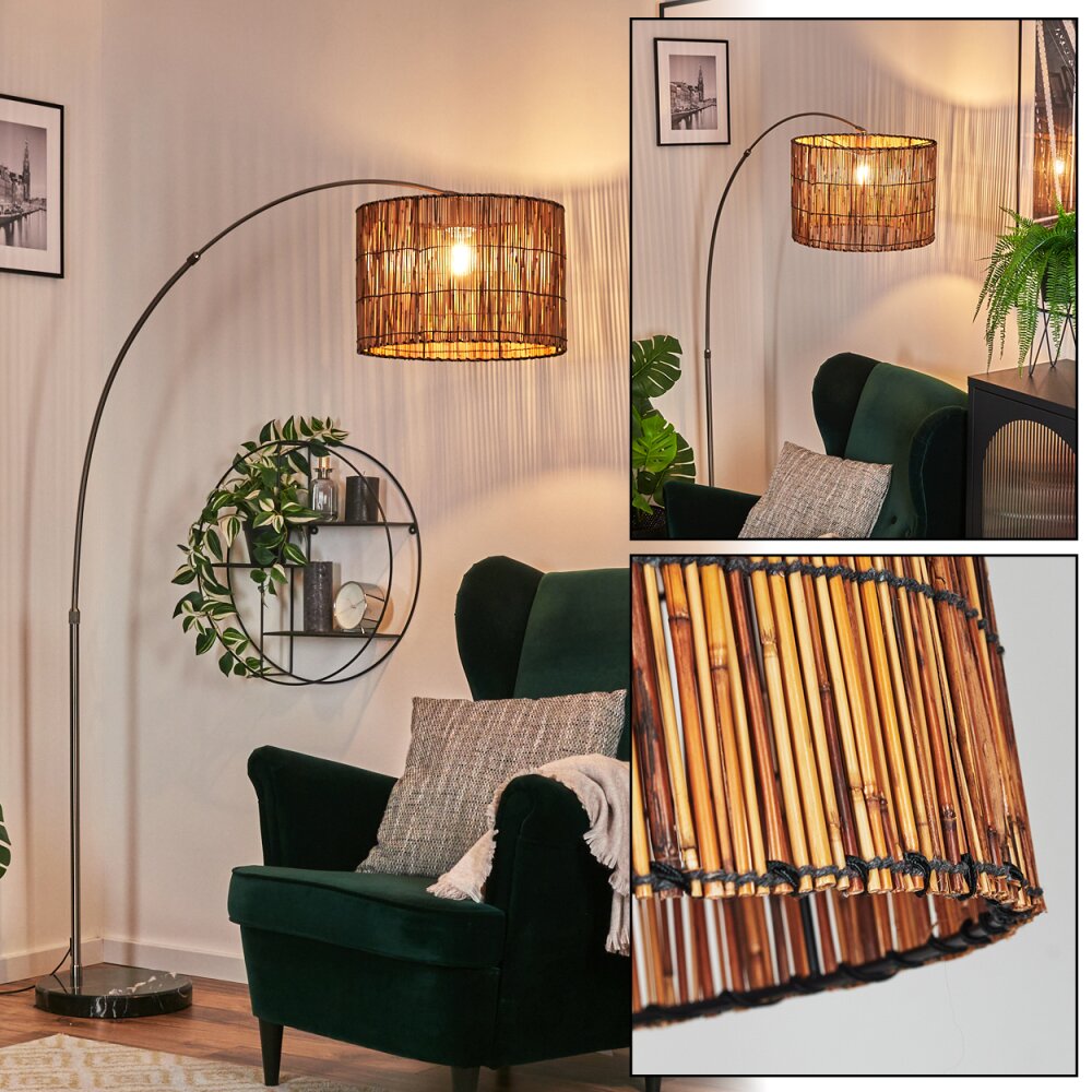 Cando Stehleuchte 40 cm Nickel-Matt, Schwarz, 1-flammig main product photo