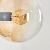 Gastor Wandleuchte Glas 15 cm Bernsteinfarben, Klar, Rauchfarben, 3-flammig