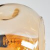Ripoll Deckenleuchte Glas 15 cm Bernsteinfarben, Klar, Rauchfarben, 4-flammig