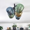 Koyoto Deckenleuchte Glas 15 cm Blau, Gold, Grün, 5-flammig