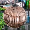 Koyoto Hängeleuchte Glas 20 cm Kupferfarben, 3-flammig