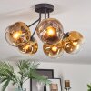 Ripoll Deckenleuchte Glas 15 cm Gold, Klar, 5-flammig