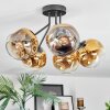 Ripoll Deckenleuchte Glas 15 cm Gold, Klar, 5-flammig