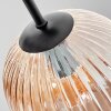 Koyoto Deckenleuchte Glas 15 cm Bernsteinfarben, 5-flammig