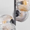 Ripoll Deckenleuchte Glas 15 cm Bernsteinfarben, Klar, Rauchfarben, 4-flammig