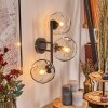 Ripoll Wandleuchte Glas 15 cm Klar, 3-flammig